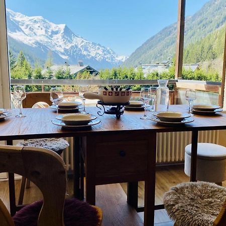 Charmant appt avec BALCON et PISCINE à Argentiere Chamonix Extérieur photo